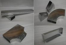 Flachkan�le aus verzinktem Stahl