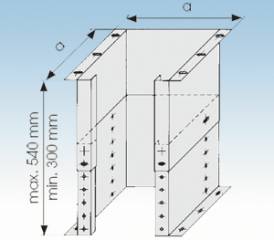 Sockelelement-� 113mm- SV- 25mm Isolierung