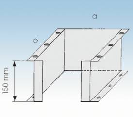 Sockelelement-� 113mm- SST- 25mm Isolierung