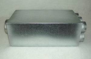 Luftverteiler mit Schalld�mpfer 125/ 6x75