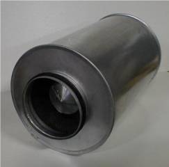Schalld�mpfer DN 150 L=750 rund mit Kern