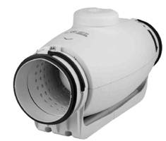 Schallged�mmter Rohrventilator TD-350/125 SILENT