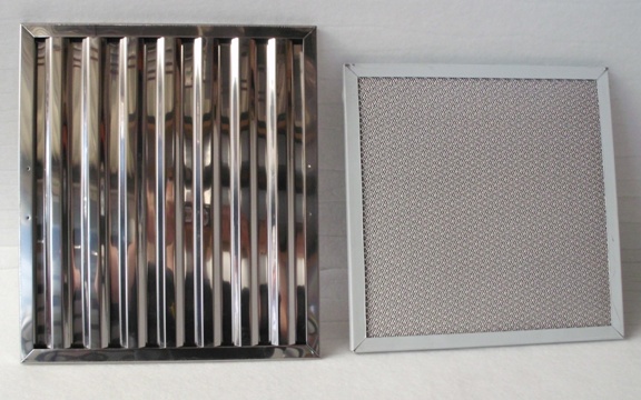 Fettfilter für gewerbliche Küche Wickelfalzrohr