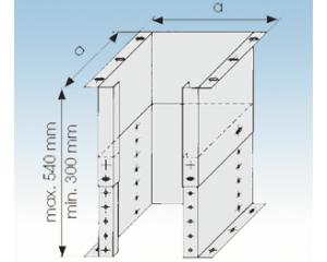 Sockelelement-Ø 113mm- SV- 25mm Isolierung