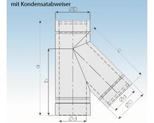 Feuerungsanschluß F45- 2250-F45- 113mm