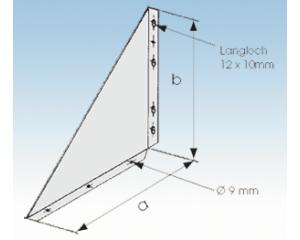 Wandkonsole WK  130mm- 25mm Isolierung