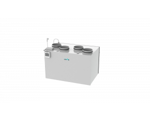 Lüftungsgerät EuroAir 350 m³/h mit Wärmerückgewinnung, mit Bypass, links