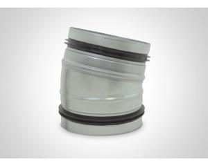 Bogen 15° gepresst mit Lippendichtung DN 125